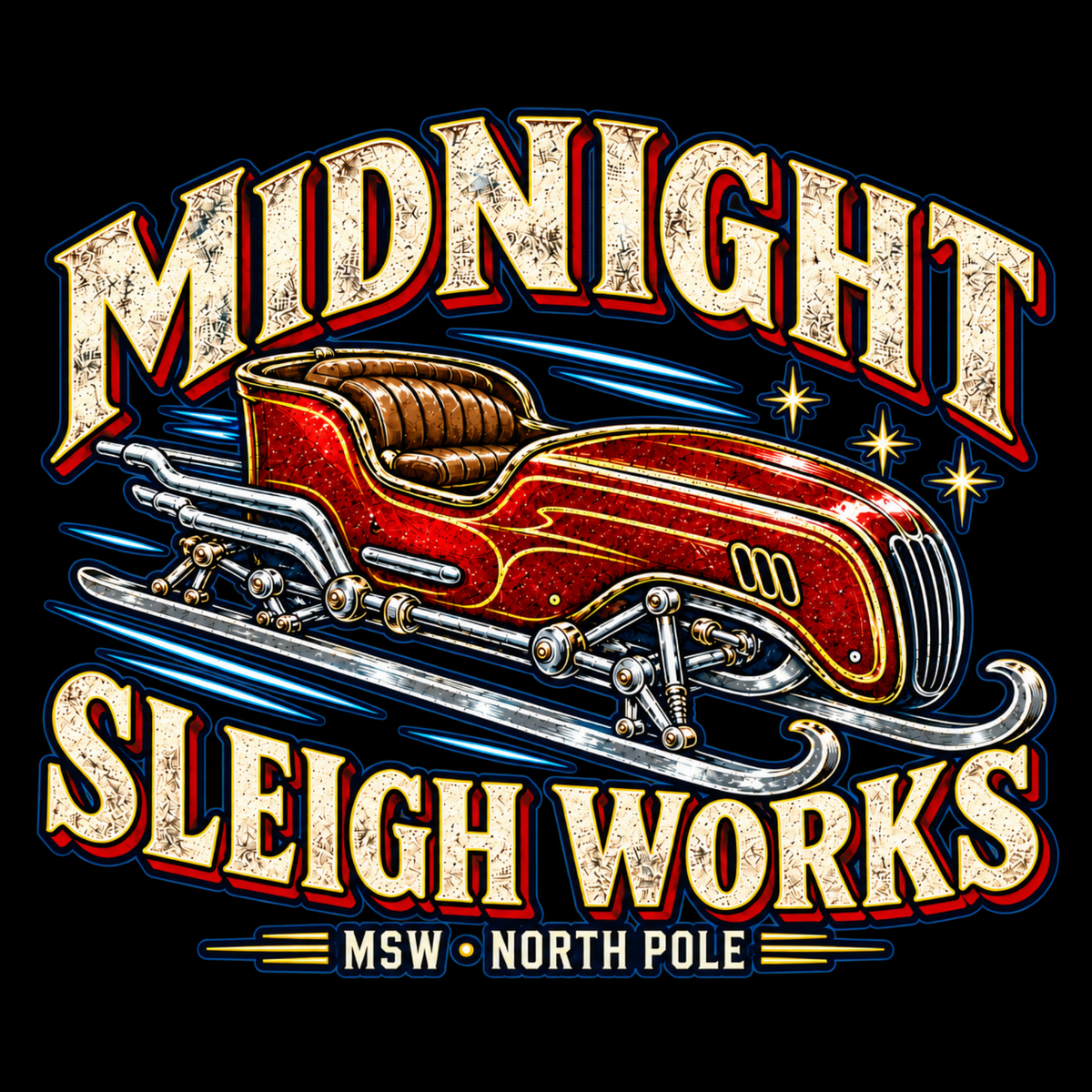 Midnight Sleigh Works (Color)