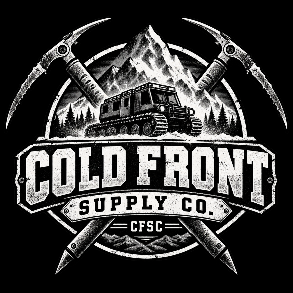 Cold Front Supply Co. (White & Grey)
